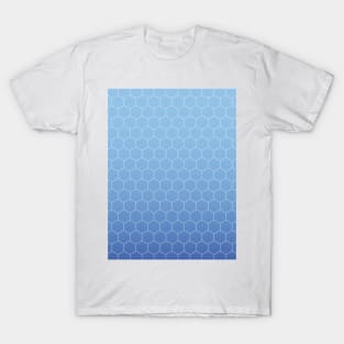 Blue honeycomb T-Shirt